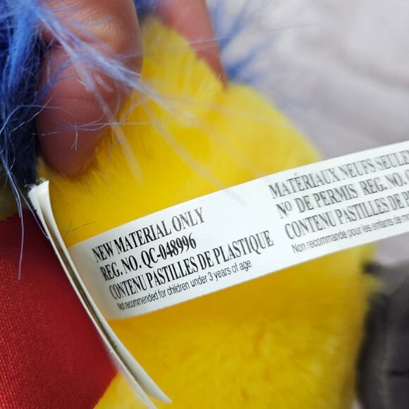 Adventure Planet Blue yellow macaw parrot stuffed animal plush (ff) - Picture 10 of 12